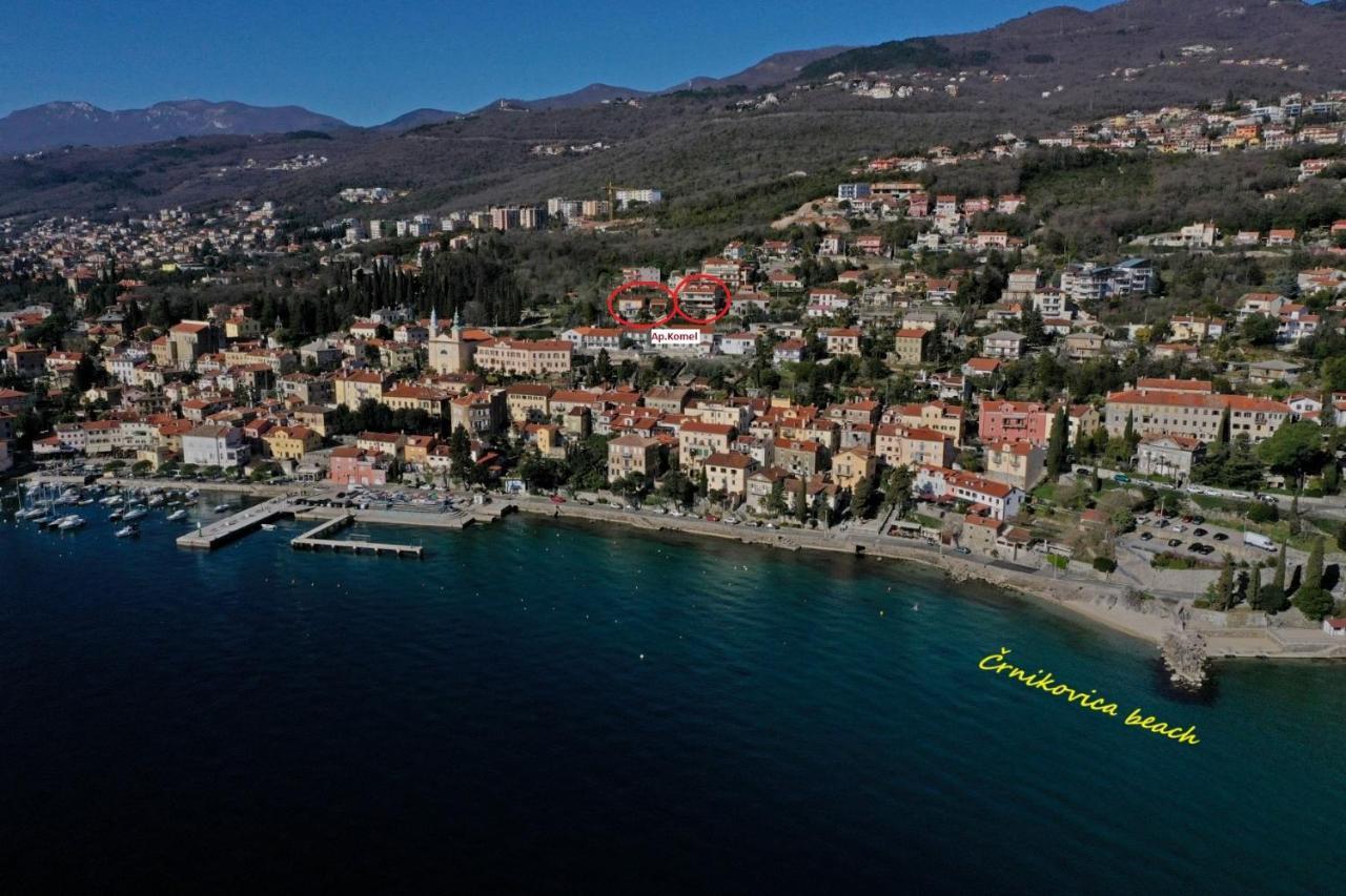Apartments Komel Opatija Exteriör bild